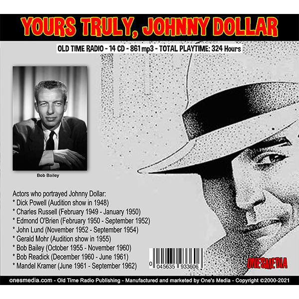 YOURS TRULY, JOHNNY DOLLAR NEW UPDATE ON 14 CD