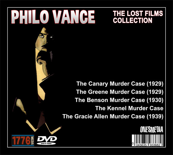 THE PHILO VANCE LOST FILMS COLLECTION